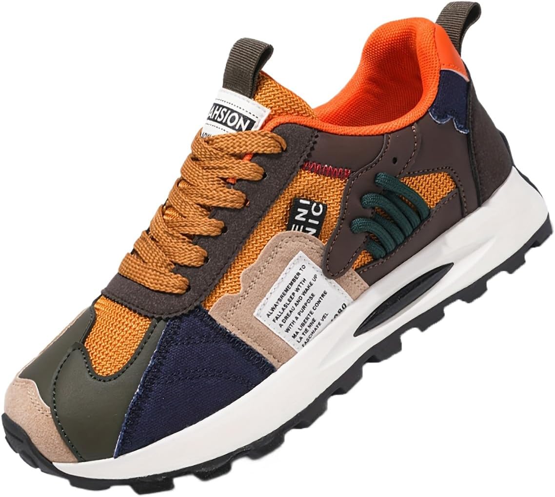 

Модные мужские кроссовки для молодежи с креативным дизайном, повседневные, дышащие, противоскользящие, легкие, все низкие модели Hoalox, зеленый/хаки