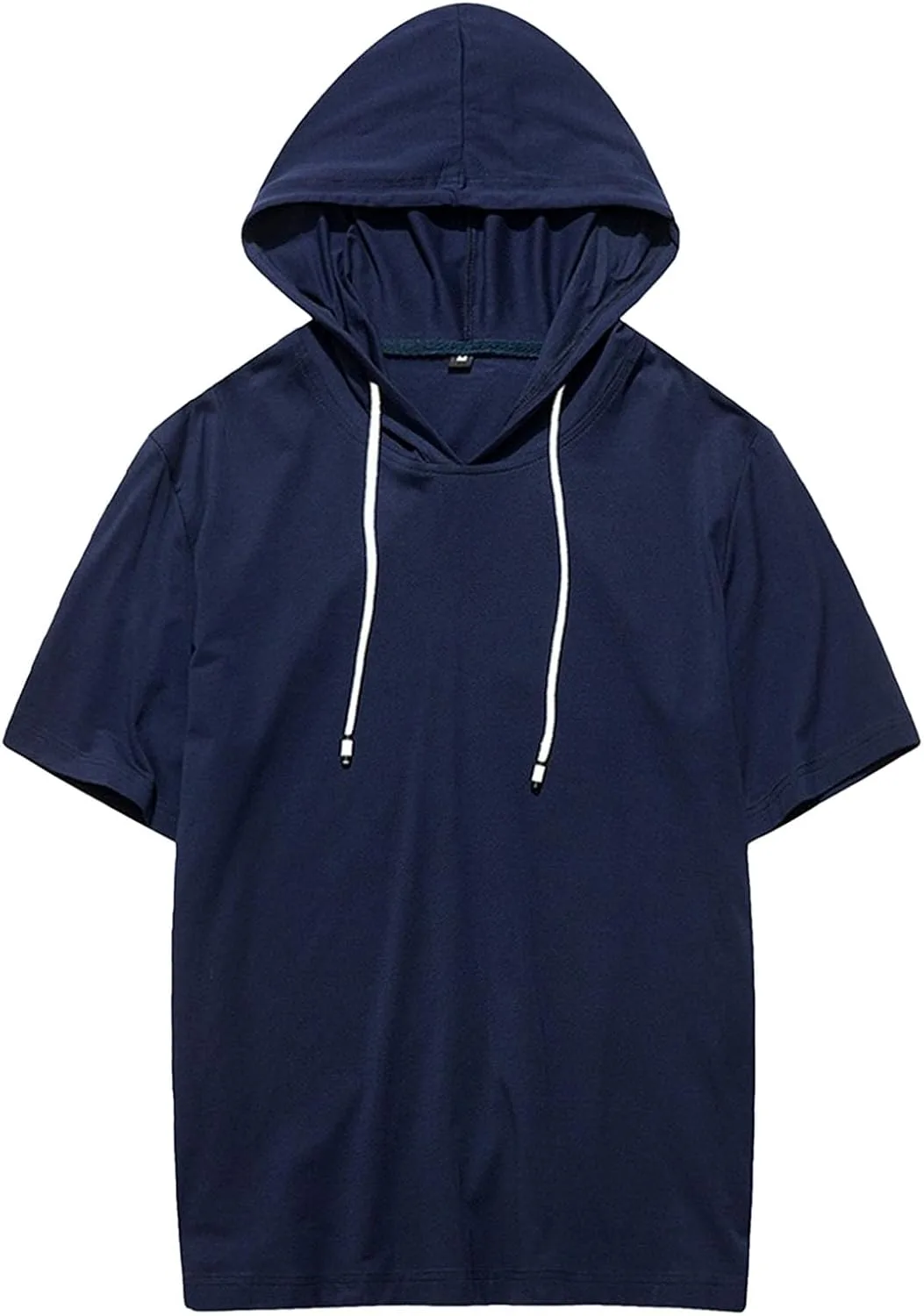 

Мужская тонкая худи с коротким рукавом из хлопка