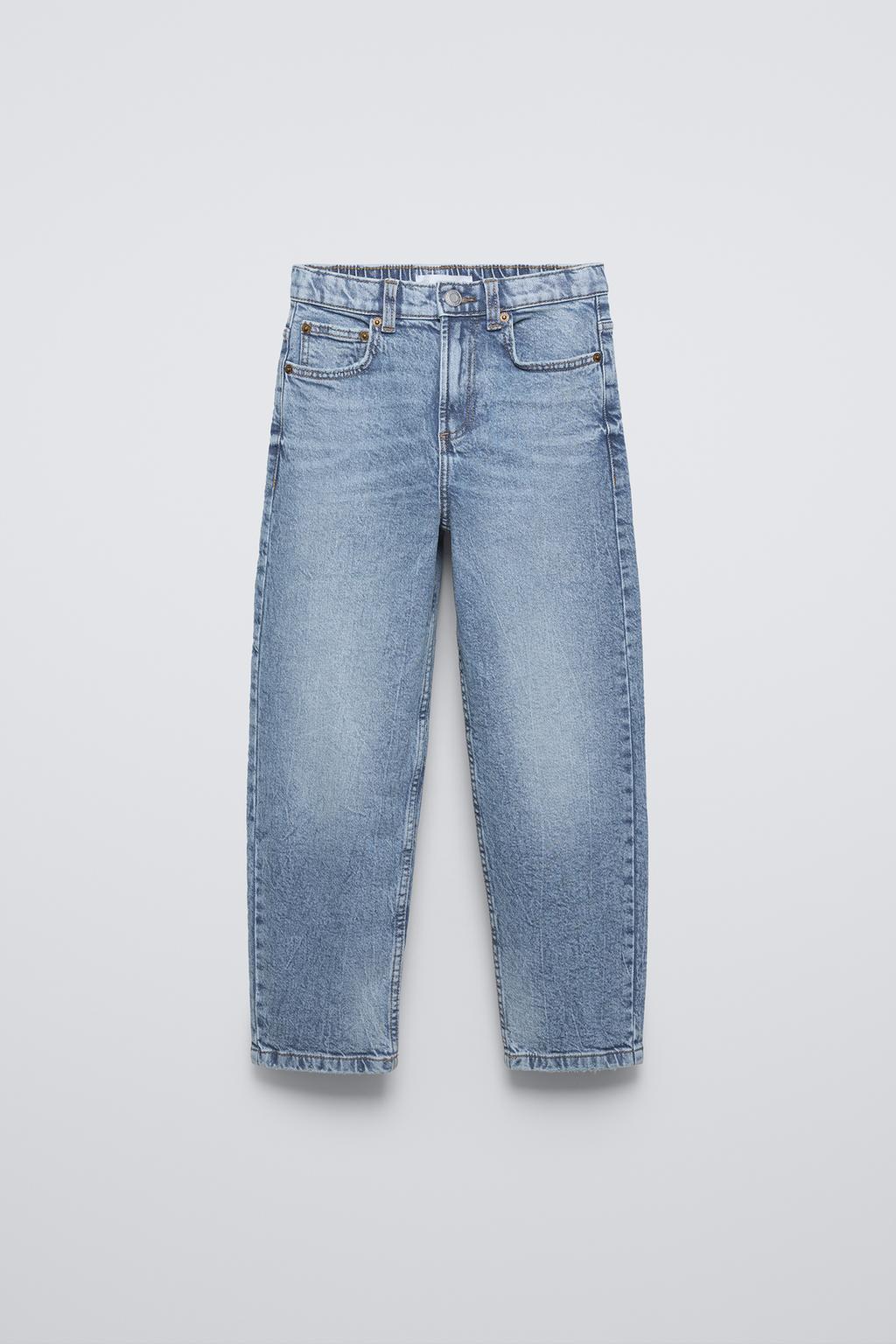 

Джинсы mom fit комфорт ZARA, синий