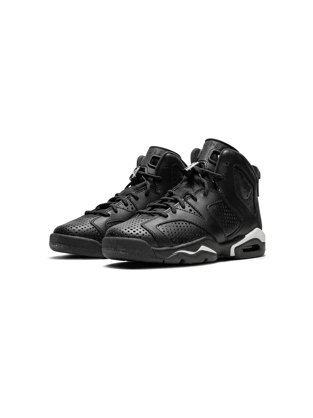 Кроссовки Air Jordan 6 Retro "Black Cat" Jordan Kids, черный — фото 2