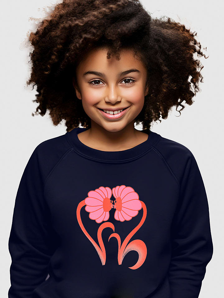 

Толстовка WOOOP Sweatshirt Flowers, темно-синий