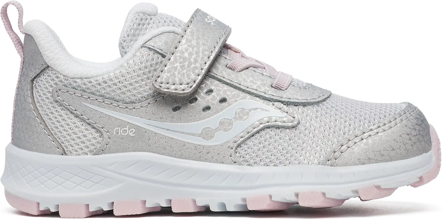 Детские кроссовки Saucony Unicony Ride Jr, серебристый/розовый — фото 3