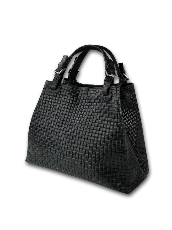 

Кожаная сумка через плечо Toscanto, черная, примерно 31 см Toscanto