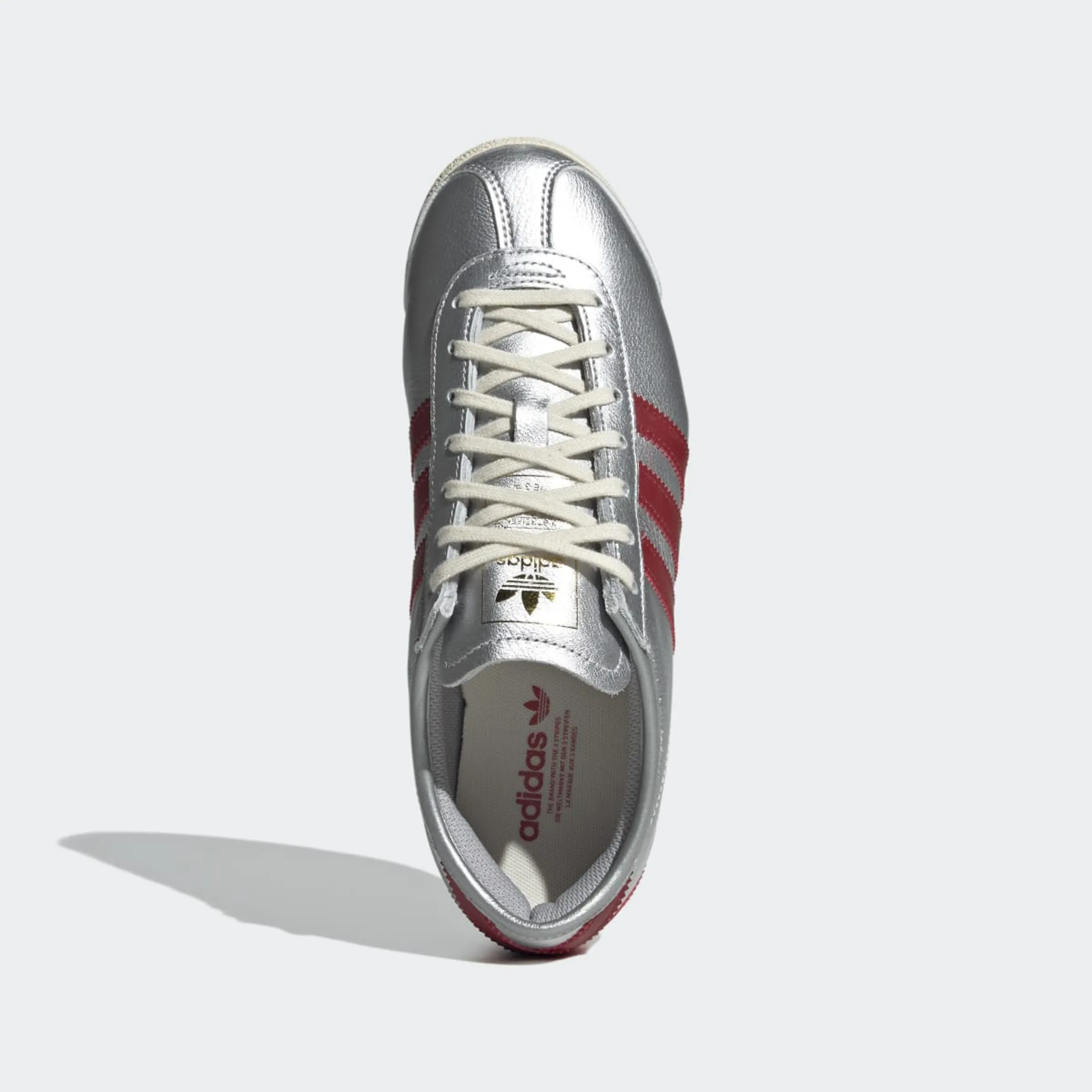 Женские повседневные кроссовки Италия Adidas, серебряный — фото 3