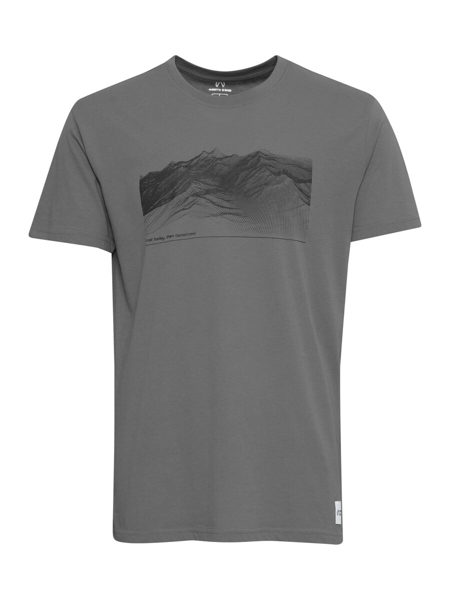 

Классическая футболка North Bend Shirt Carsten, цвет anthracite/smoke grey