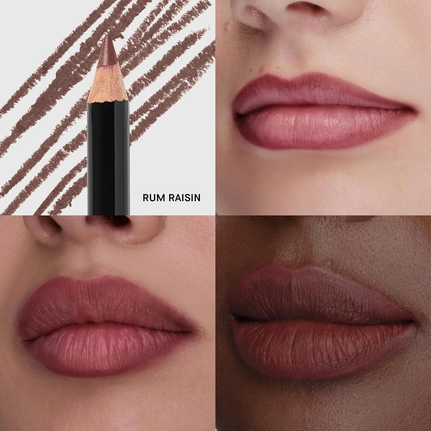 Набор из двух карандашей для губ Bobbi Brown темно-сливового цвета: карандаш для губ, роскошная помада. — фото 3