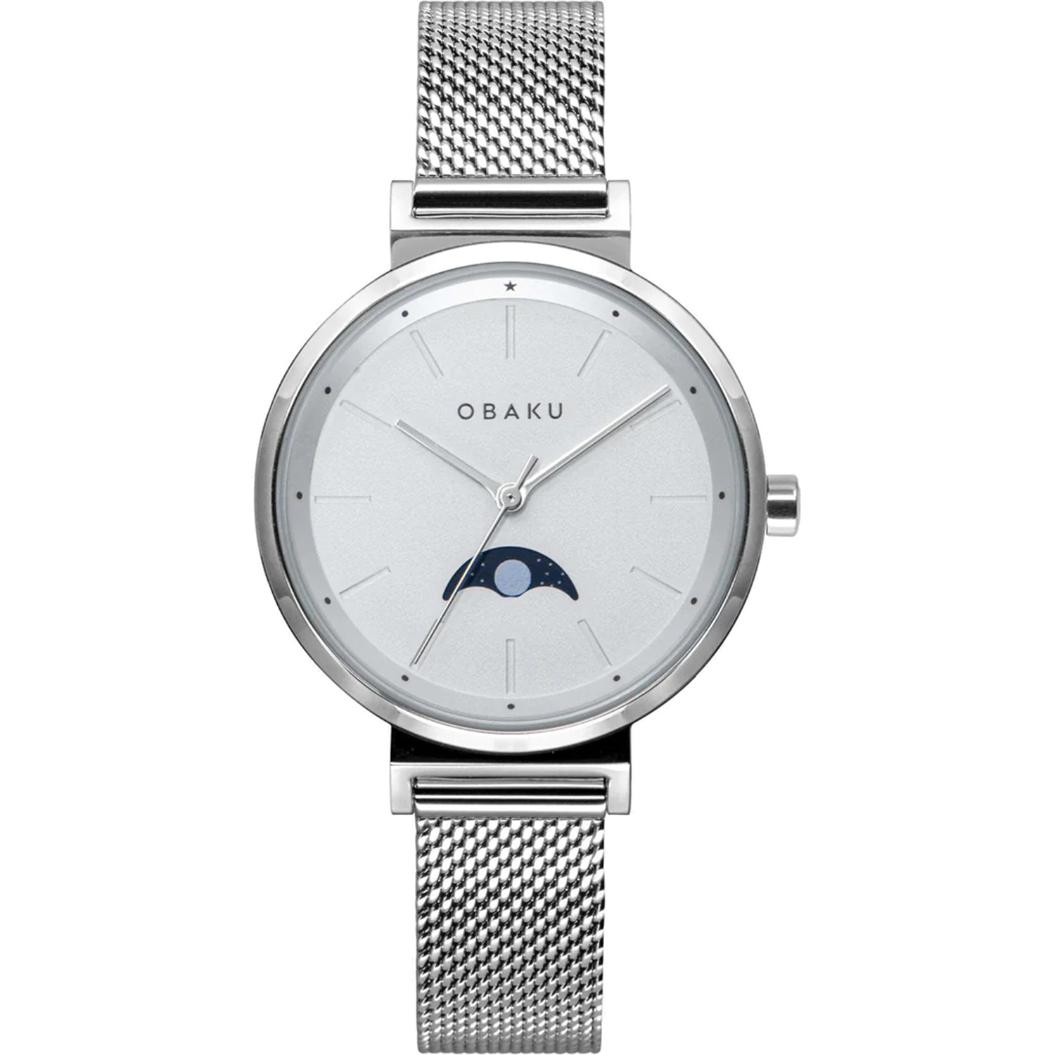 

Женские часы Obaku Maane с серебряным циферблатом