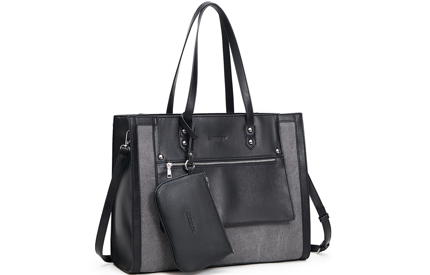 

Сумка унисекс Slazenger, Бежевый/Черный