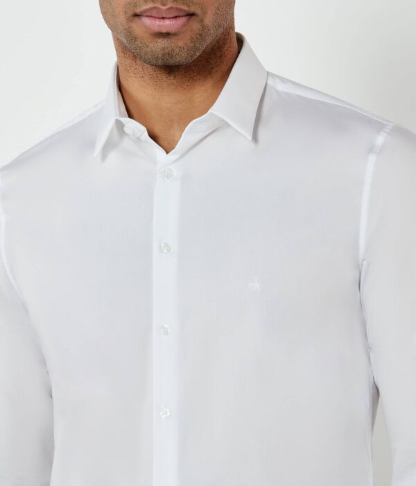 Рубашка Extra slim fit Calvin Klein, белый — фото 4