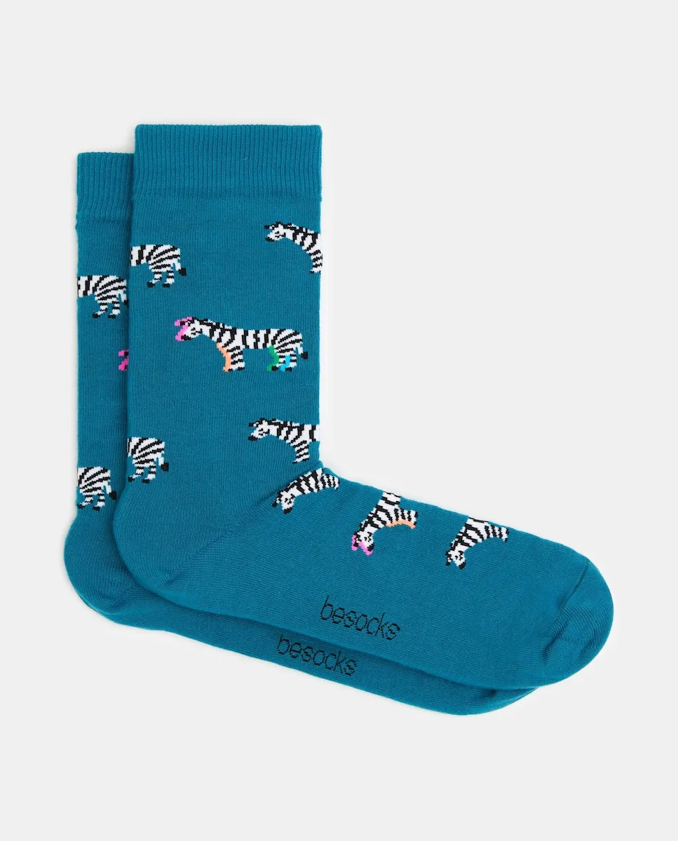 

Высокие унисекс носки из органического хлопка Besocks, мятный