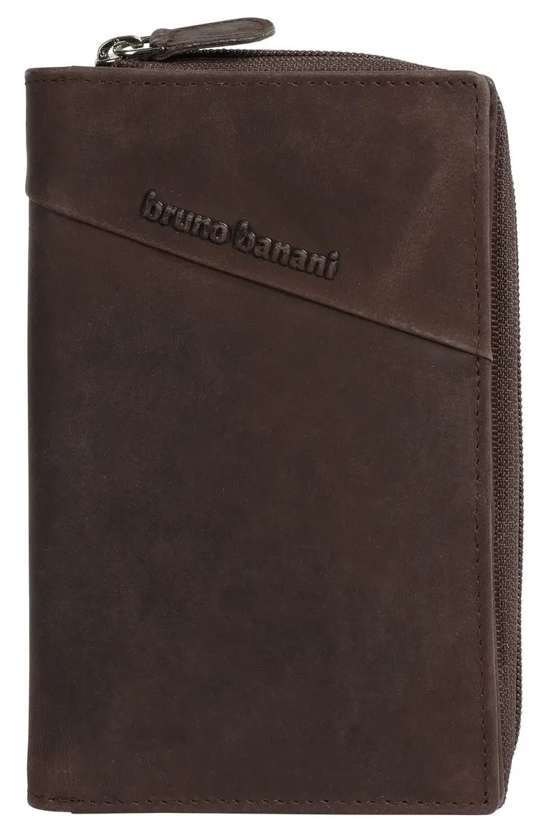

Кошелек Bruno Banani, натуральная кожа, коричневый