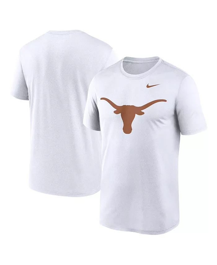 

Мужская футболка Texas Longhorns Primetime Legend Logo Nike, белый