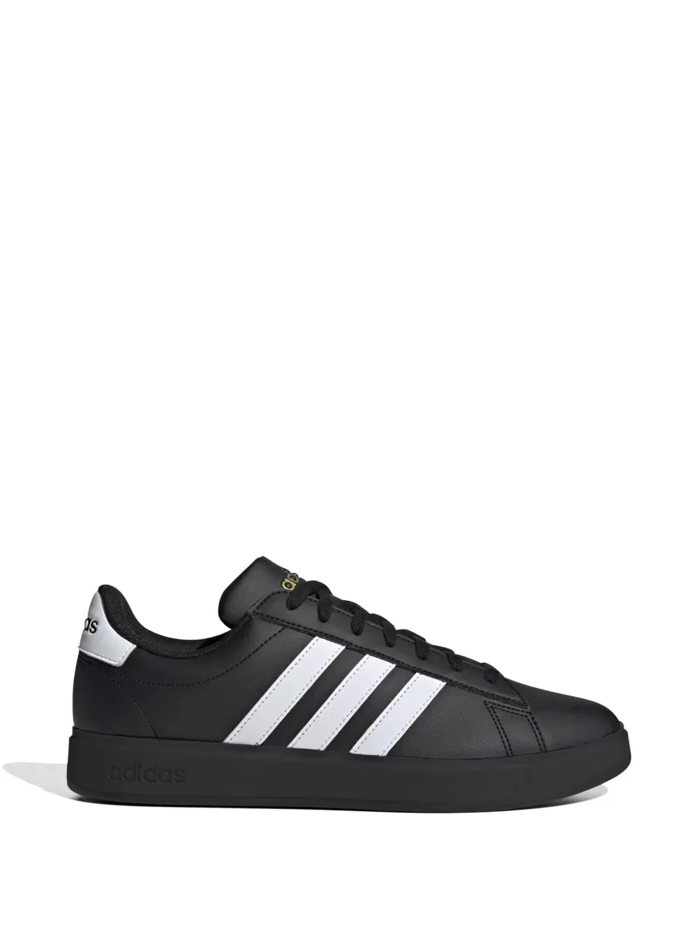 Полосатые кроссовки для корта Adidas, черный