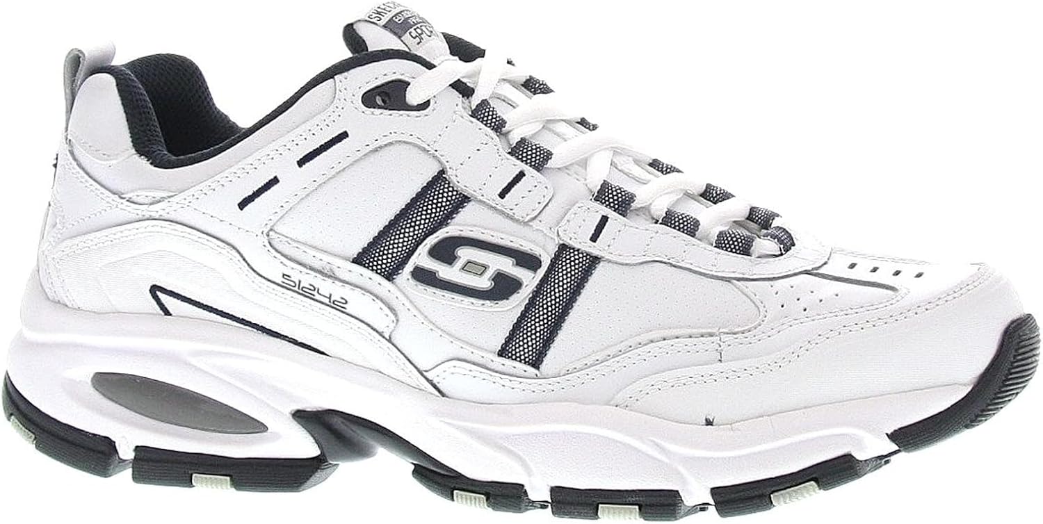 Мужские кроссовки Skechers Vigor 2.0 Serpentine, белый/синий — фото 3