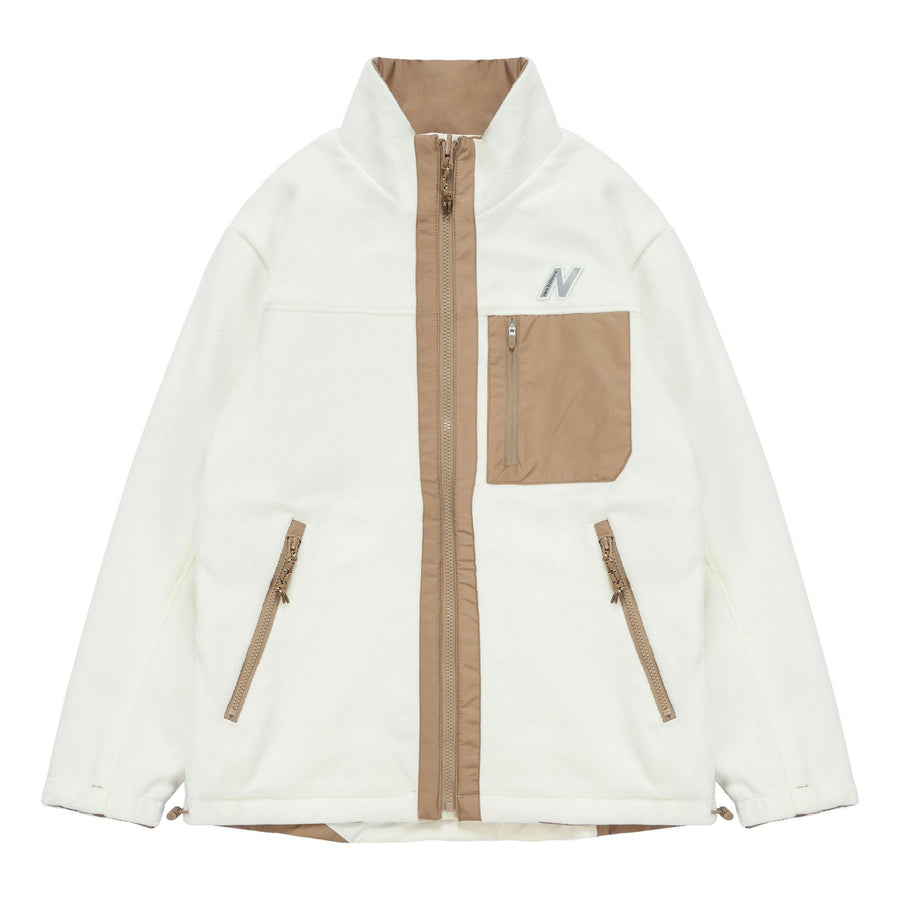 

Куртка New Balance Contrasting Colors Jacket Couple Style Khaki, хаки