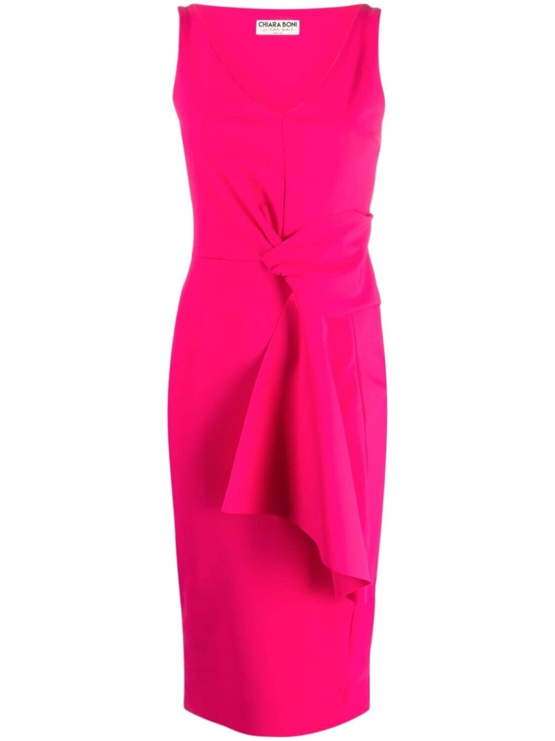 

CHIARA BONI La Petite Robe платье миди со сборками, розовый