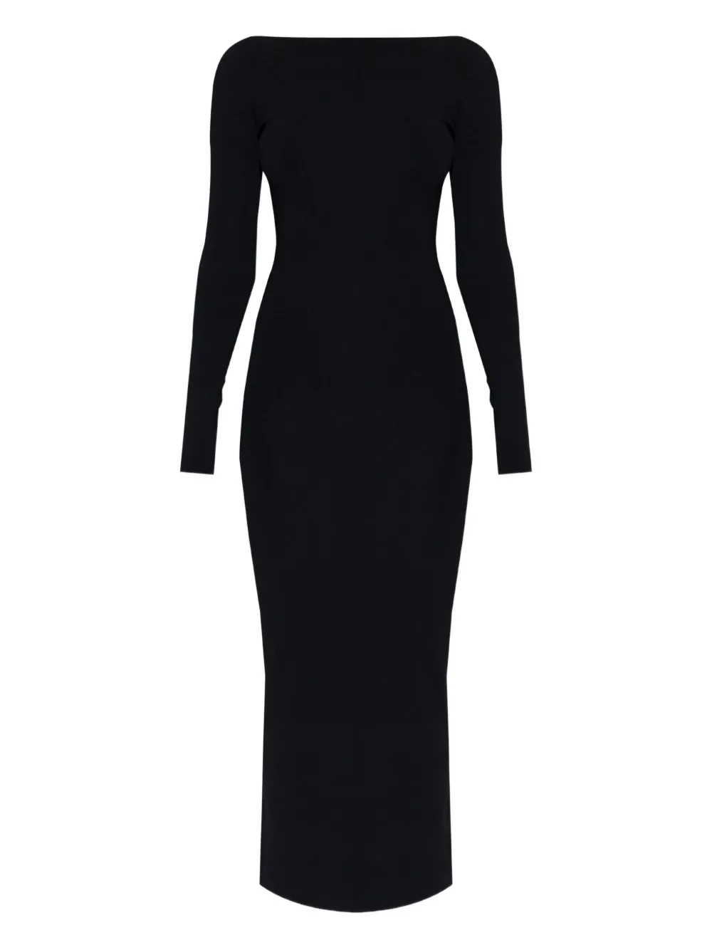 

Платье миди с длинными рукавами Entire Studios, черный