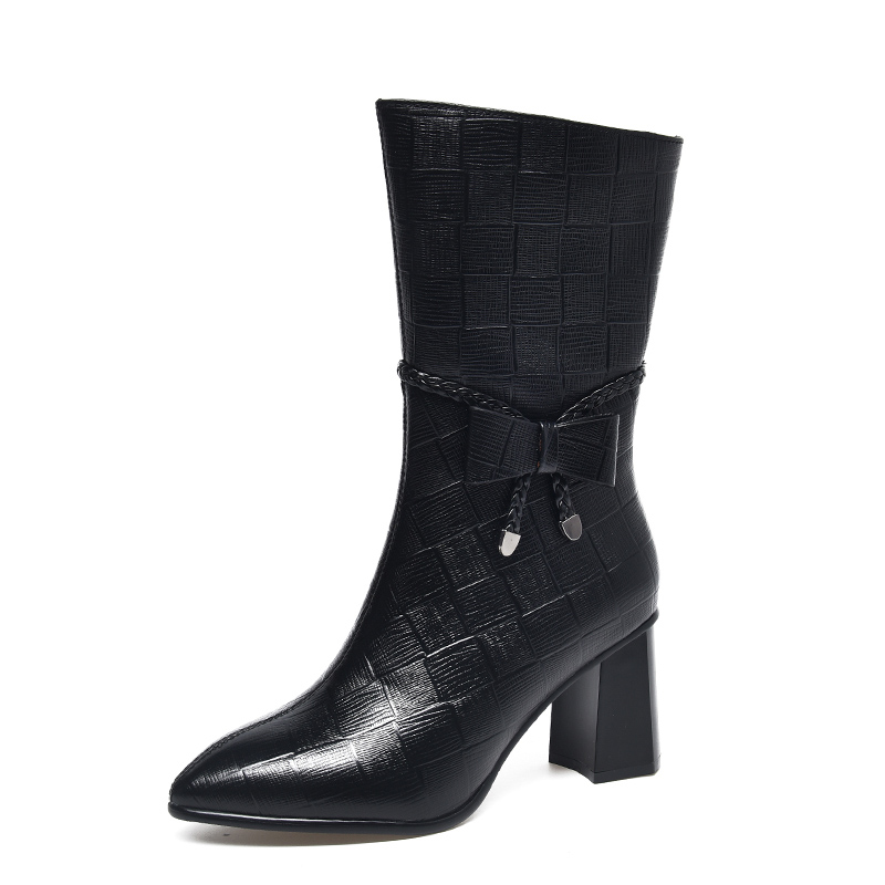 Ботильоны женские 7 см Devanro, Black