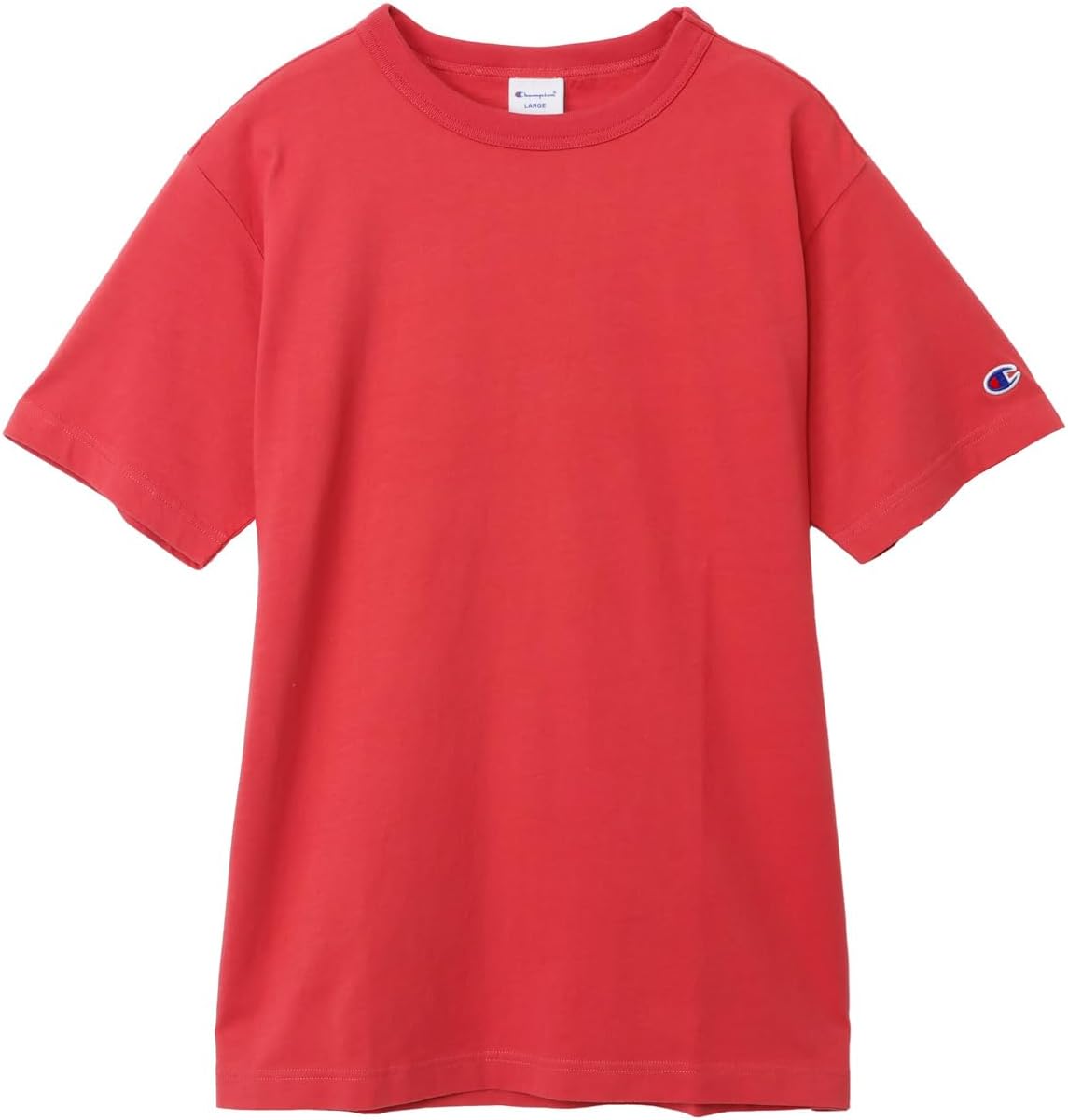 

Мужская базовая футболка Champion C8-Z312Z из 100% хлопка с коротким рукавом и круглым вырезом, кирпичный