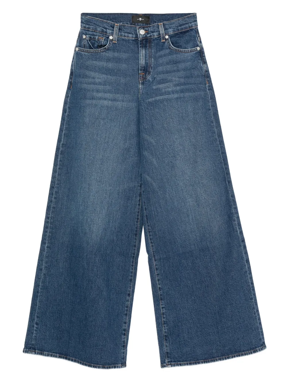 

Джинсы с завышенной талией 7 For All Mankind, синий