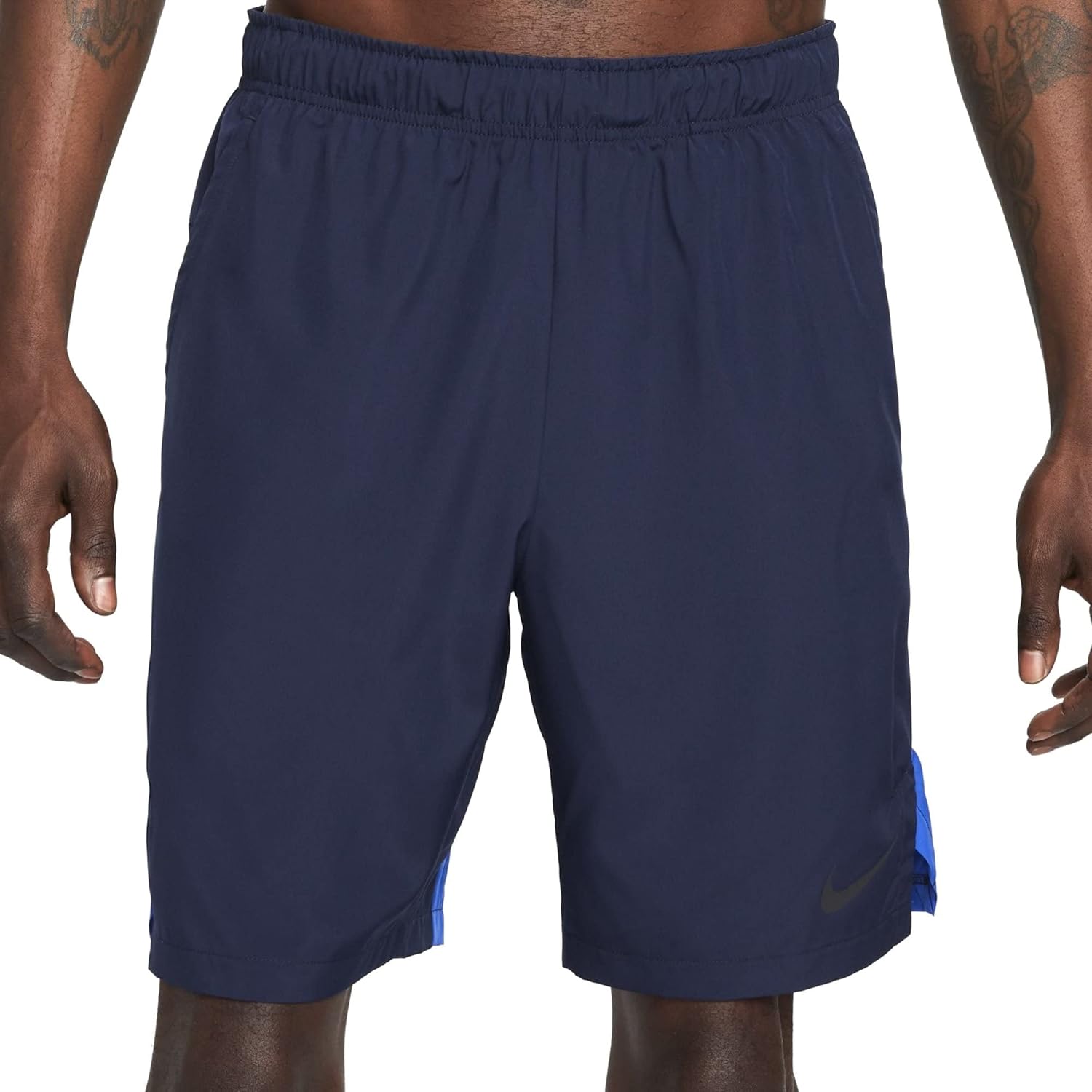 

Мужские легкие тканые тренировочные шорты Nike Dri-FIT 9 дюймов, Obsidian/Blue