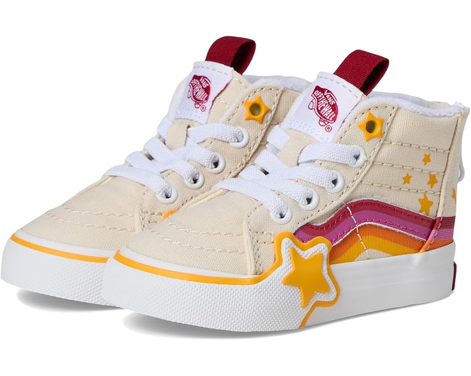 

Кроссовки Vans Kids SK8-Hi Zip Rainbow Star, цвет Retro Rainbow Multi