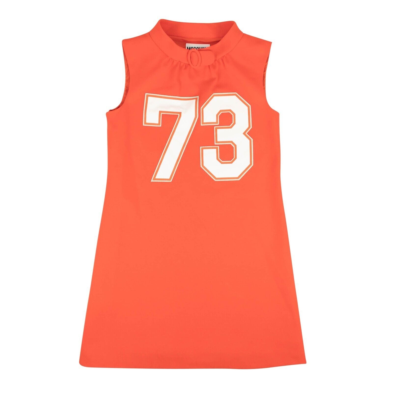 

Платье-мини без рукавов Moschino Couture Jersey Sport - красное