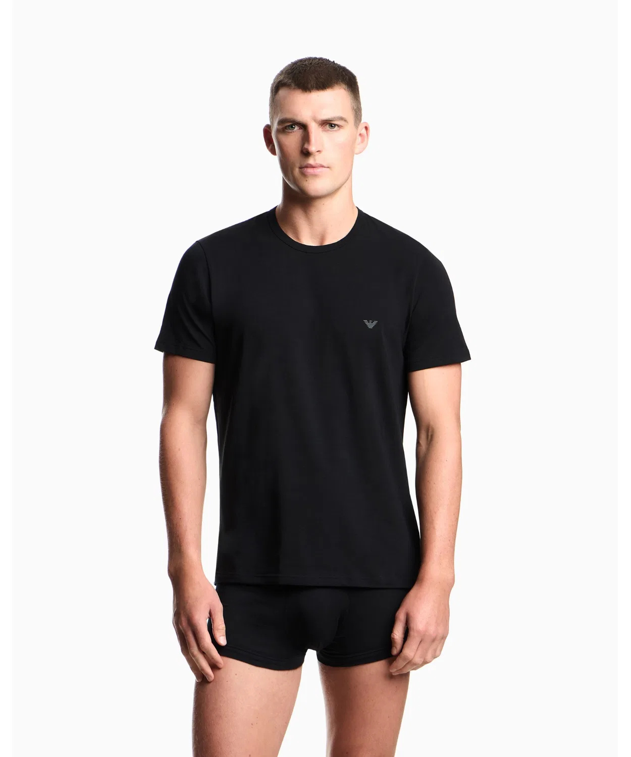 Футболки Emporio Armani Loungewear 2 шт. комплект, черный — фото 4