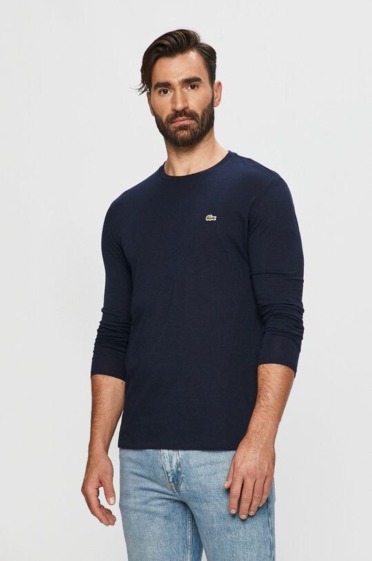 

Рубашка с длинным рукавом Lacoste, темно-синий
