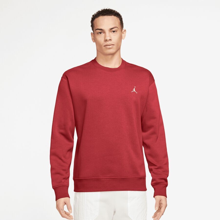 

Флисовая толстовка с круглым вырезом Essentials JORDAN, цвет gym red/white