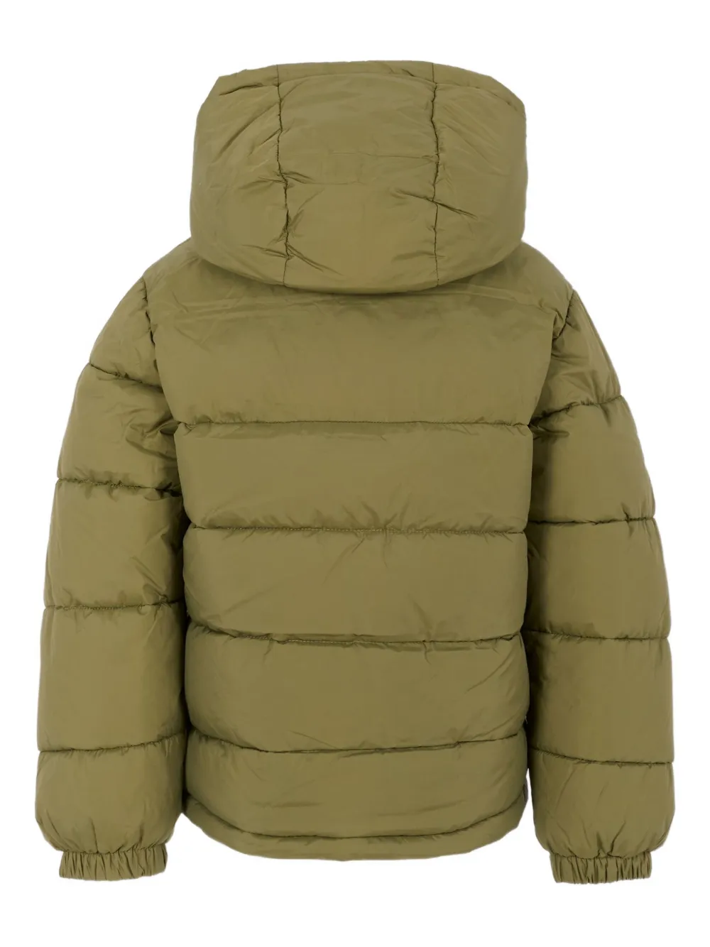 Стеганая утепленная куртка HUGO KIDS, зеленый — фото 2