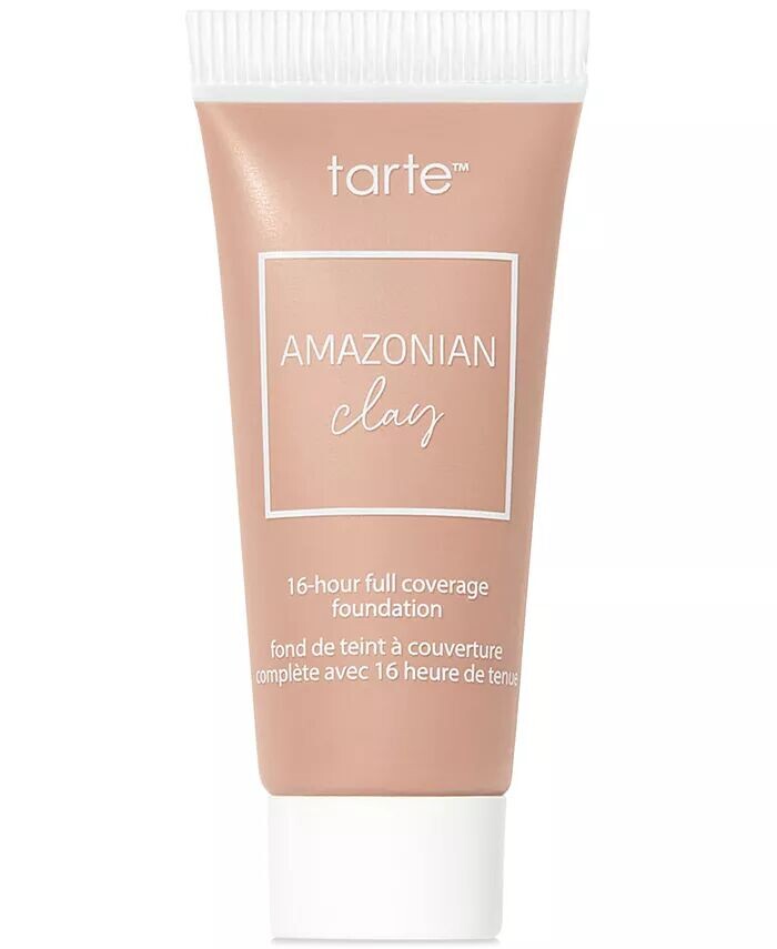 

Дорожный размер Amazonian Clay 16-часовая основа с полным покрытием Tarte, цвет 42H Tan Honey