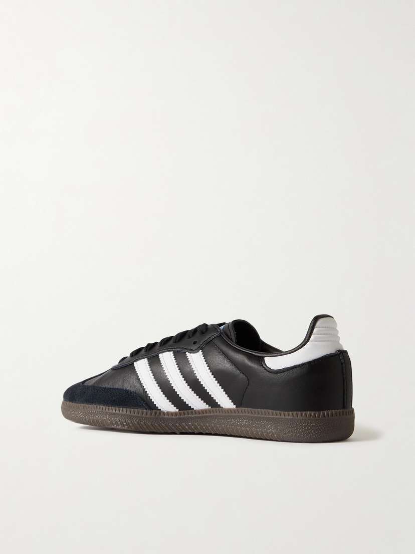 Кроссовки Samba с замшевой отделкой Adidas Originals, черный — фото 3