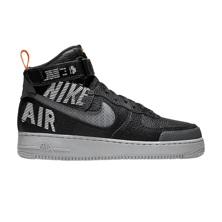 

Кроссовки Nike Air Force 1 High 'Under Construction - Black', черный