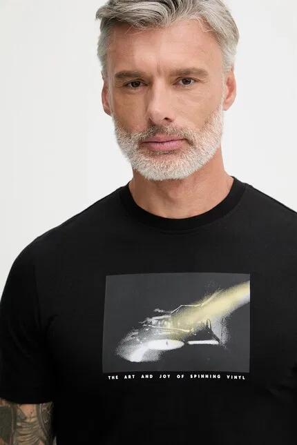 Футболка свободного кроя T-shirt BOSS Orange, черный — фото 4