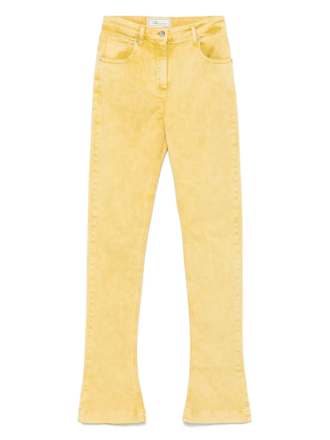 

Расклешенные джинсы Blumarine, желтый