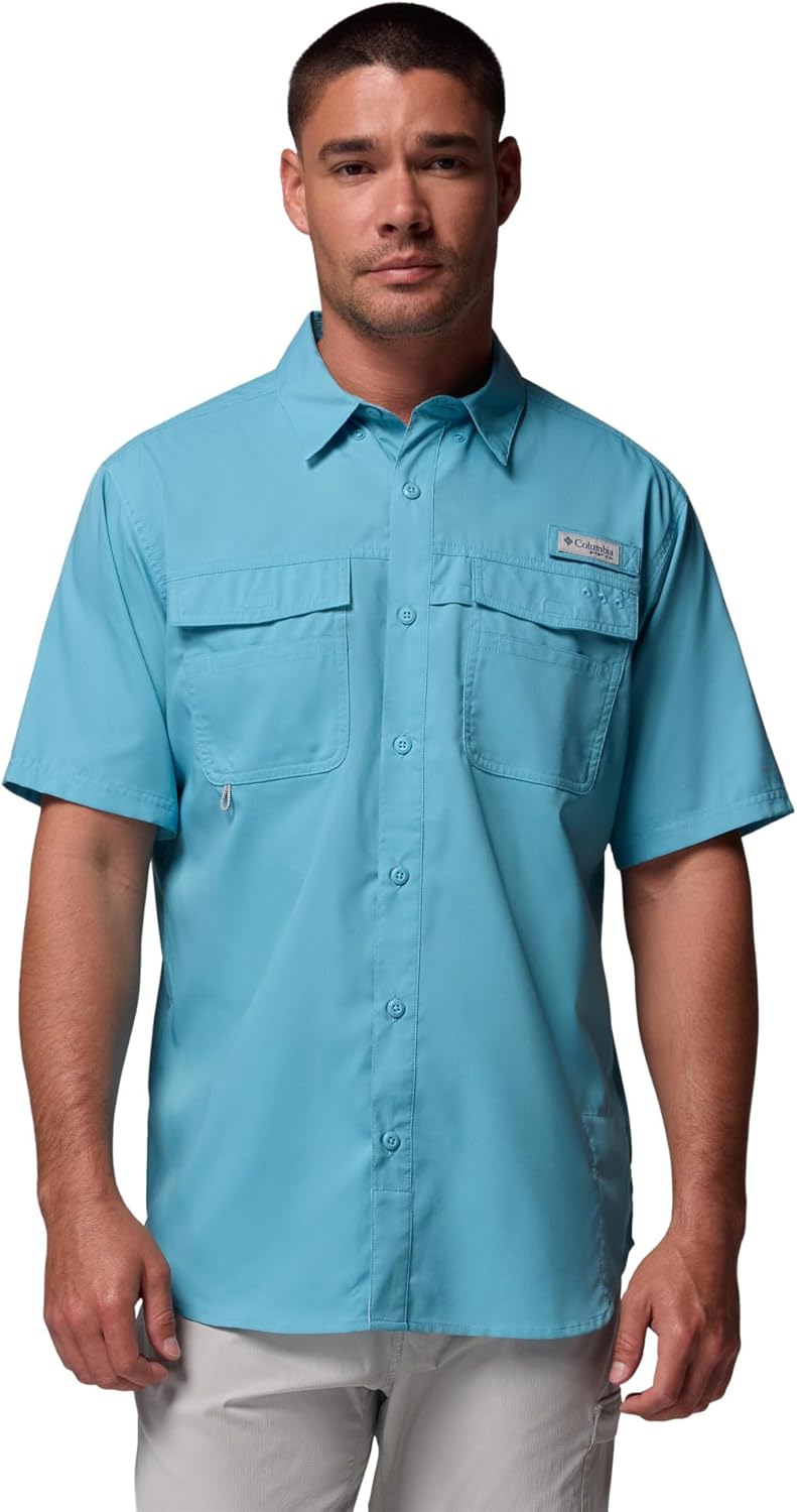 

Рубашка с коротким рукавом Columbia Mens Blood and Guts V, Vintage Blue
