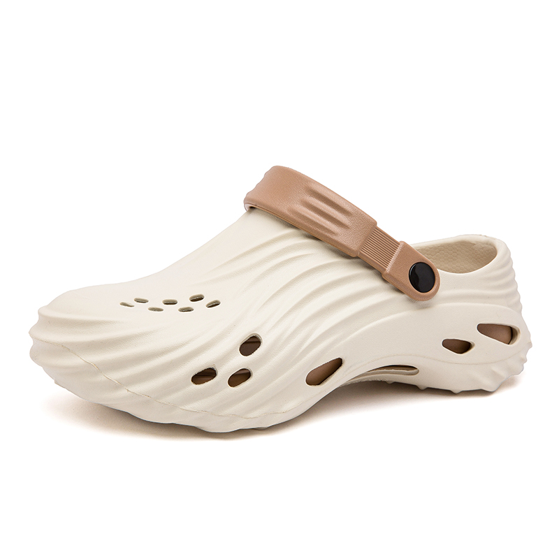 

TELENT Антискользящие тапочки с закрытым носком, устойчивые к запахам, унисекс, цвет хаки-коричневый, цвет Khaki Brown