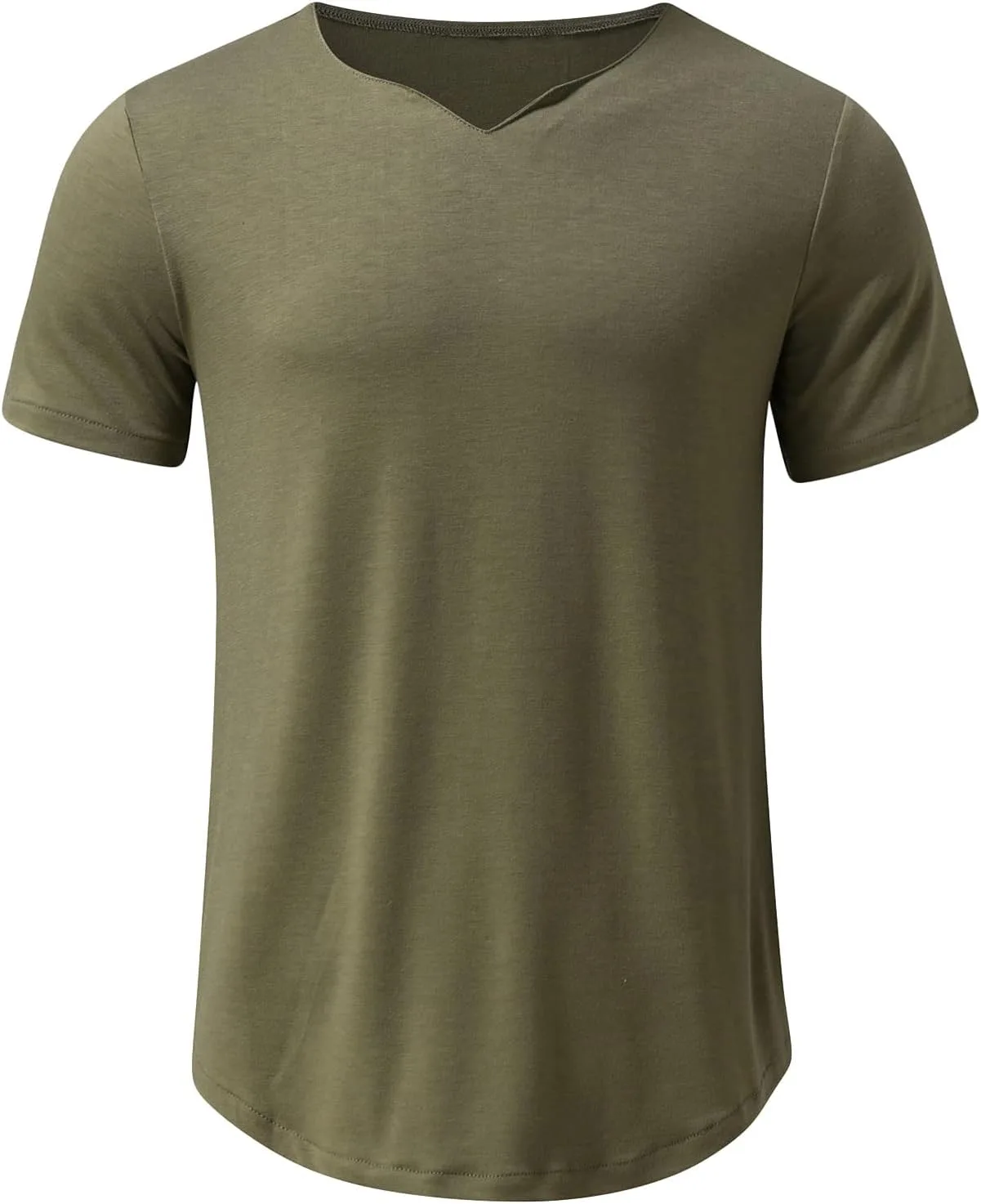 

Мужская футболка Maiyifu-GJ с V-образным вырезом и коротким рукавом