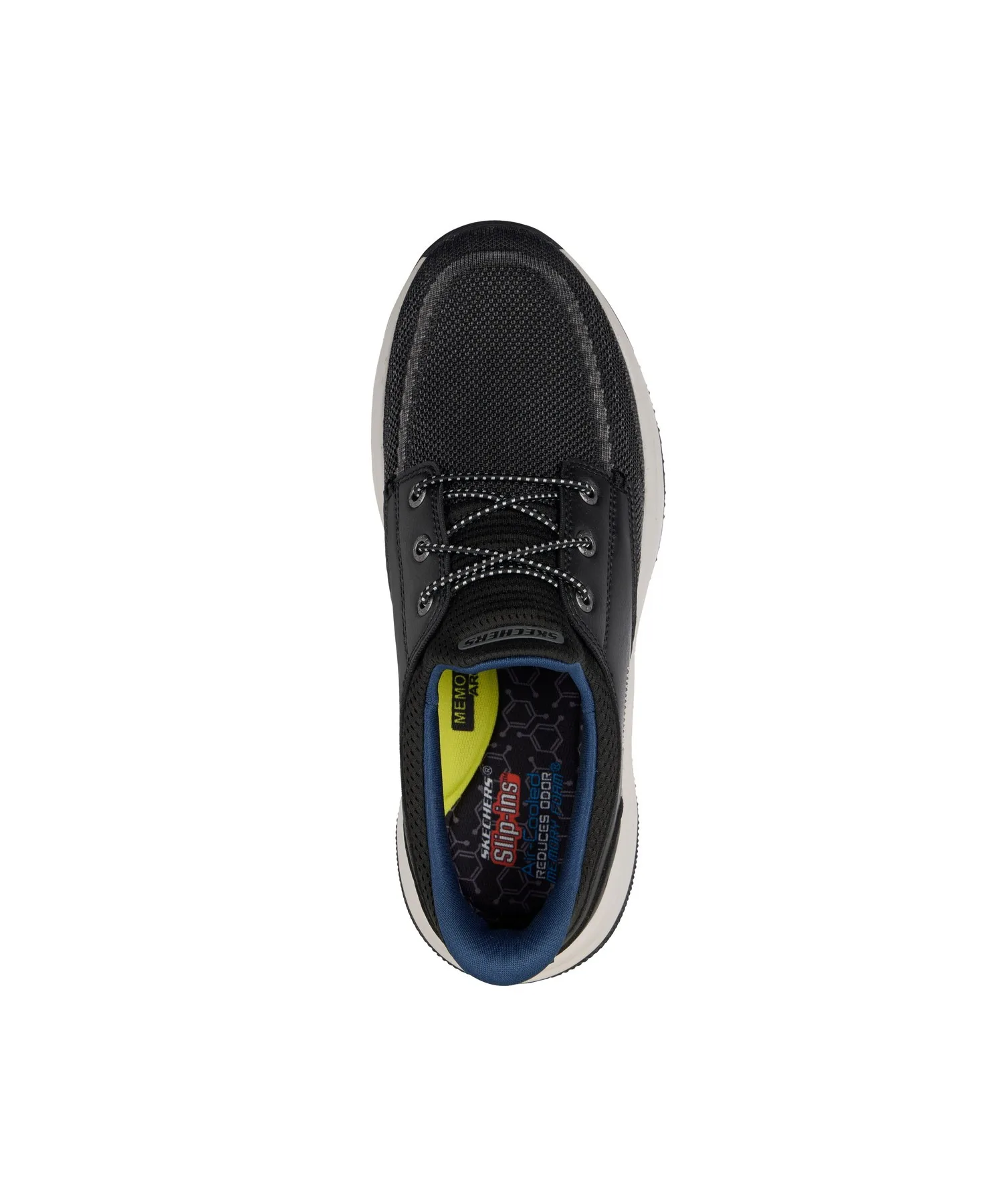 Мужские кроссовки SKECHERS Hands Free Slip-ins Relaxed Fit: Melo Alden чёрные — фото 2