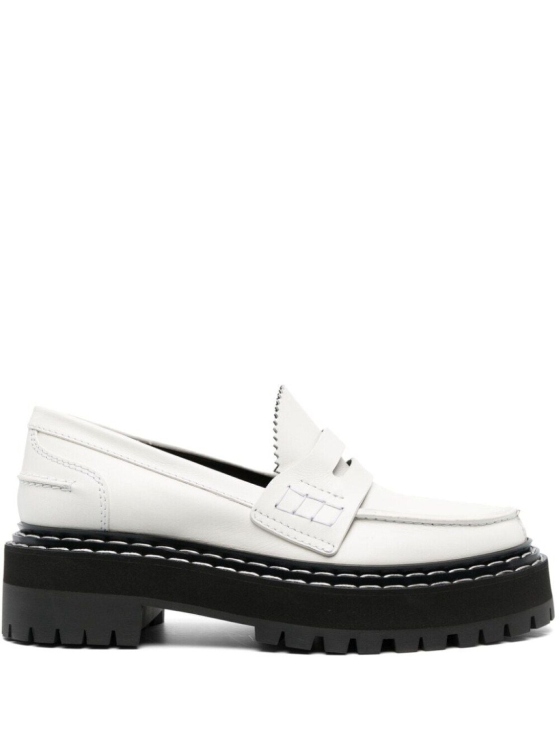 

Proenza Schouler лоферы на платформе, белый