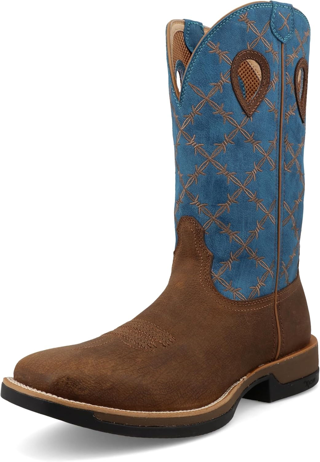 

Ботинки Twisted X Men's 12 Tech X, узкий квадратный носок с Tech X, синий