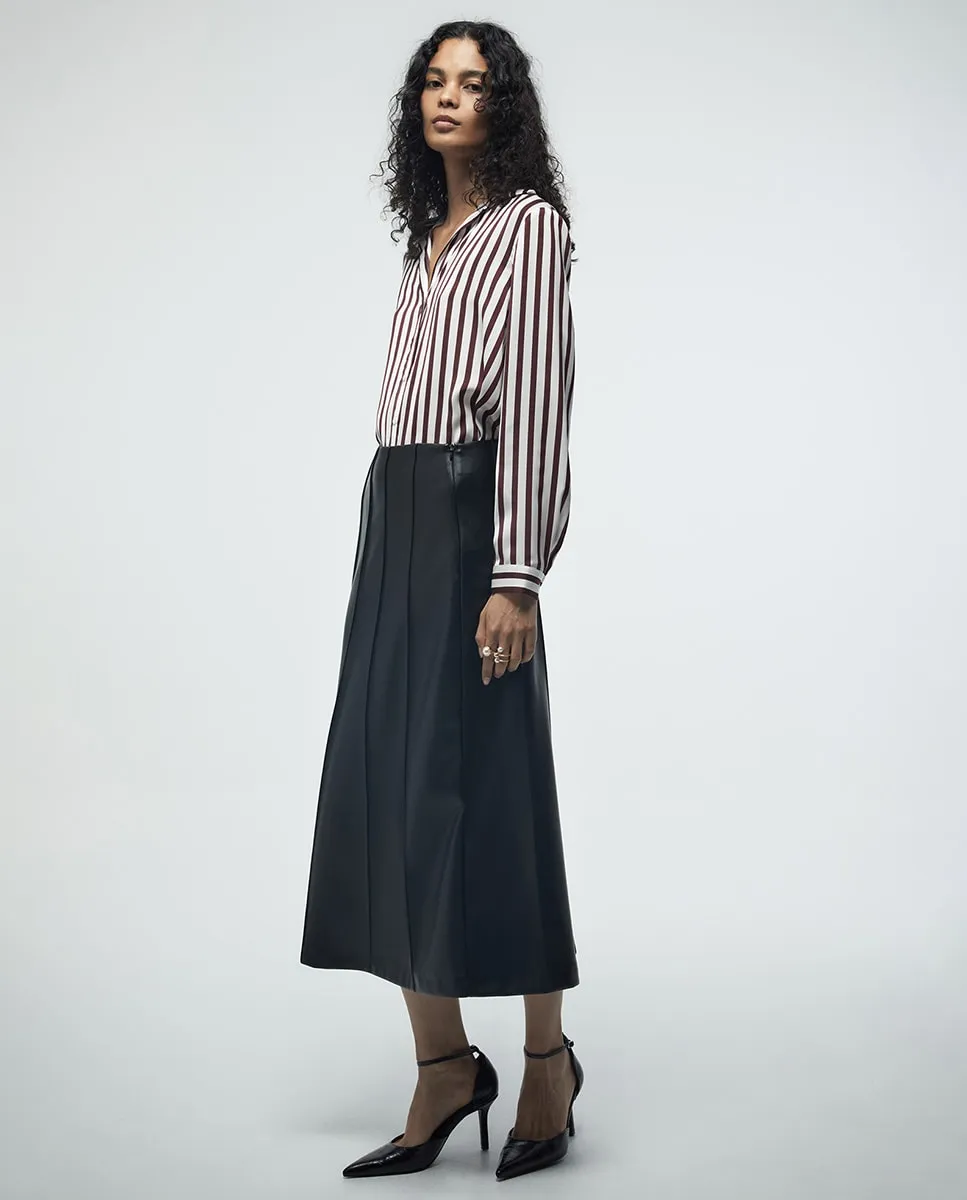 

Сатиновая рубашка Sfera, бордовый