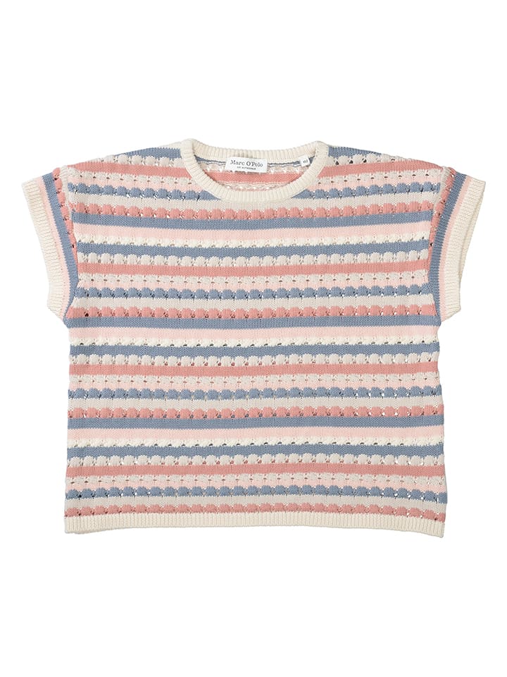

Футболка Marc O'Polo Junior, цвет creme/rosa