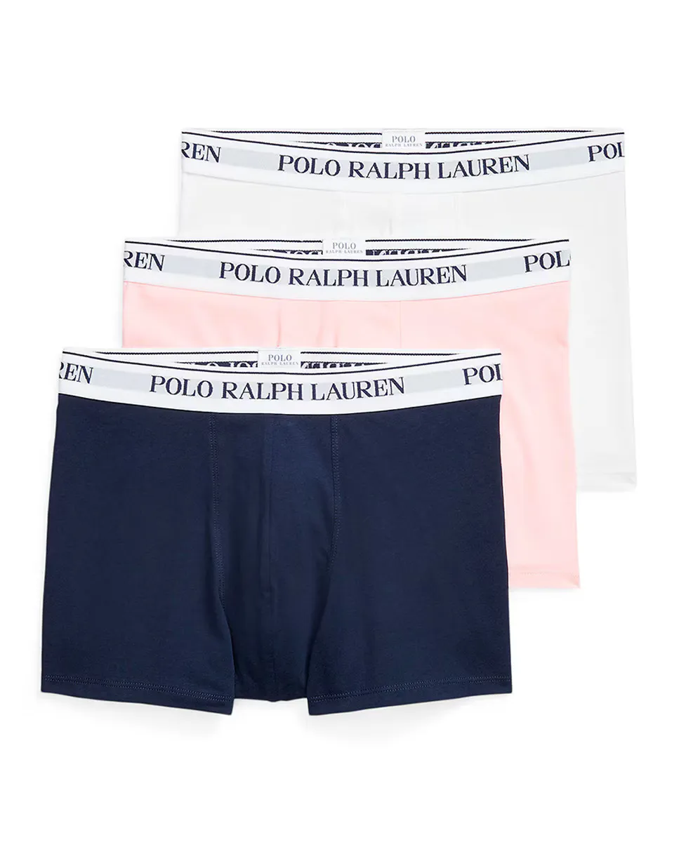 

Набор из трех мужских хлопковых боксеров разных цветов Polo Ralph Lauren, мультиколор