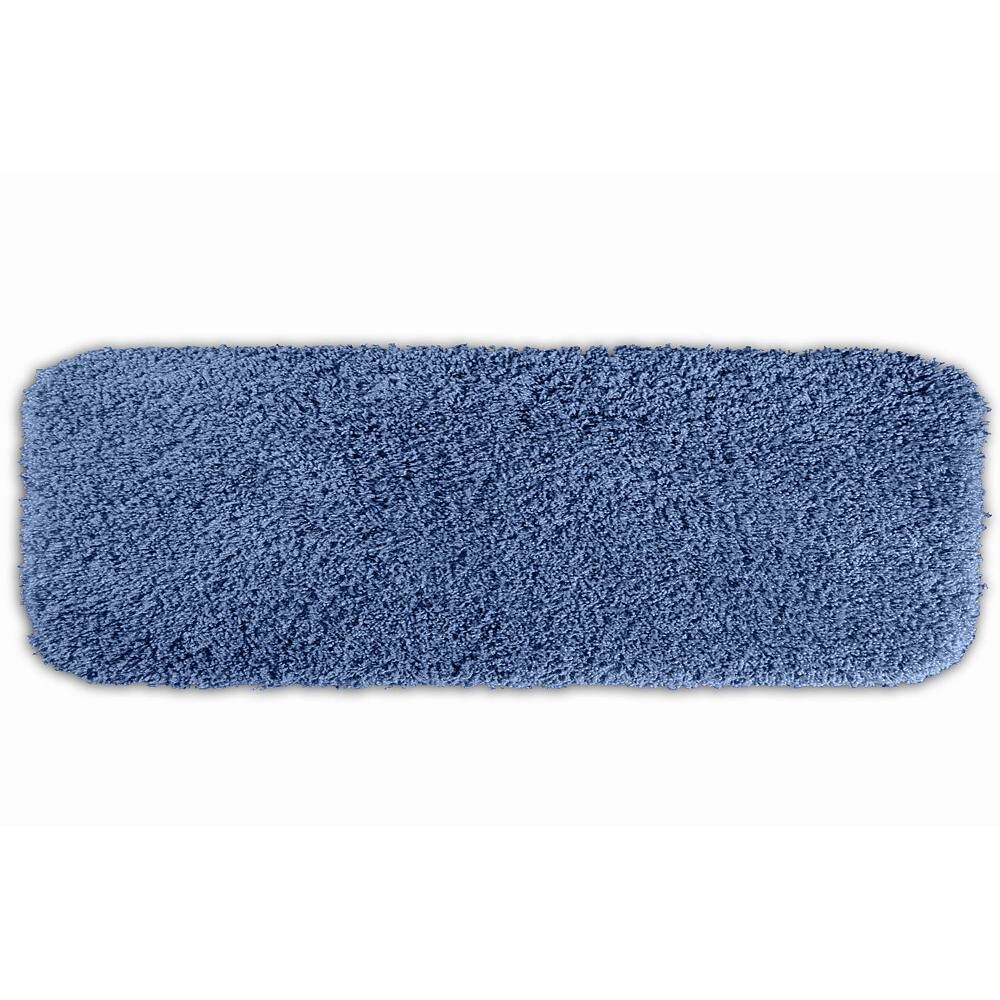 

Коврик-гирлянда Serendipity Solid Shag 22x60, дорожка для ванны Garland Rug, цвет Basin Blue