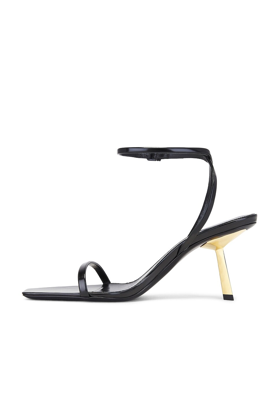 Женские сандалии Lidya Sandal Saint Laurent, цвет Nero — фото 4