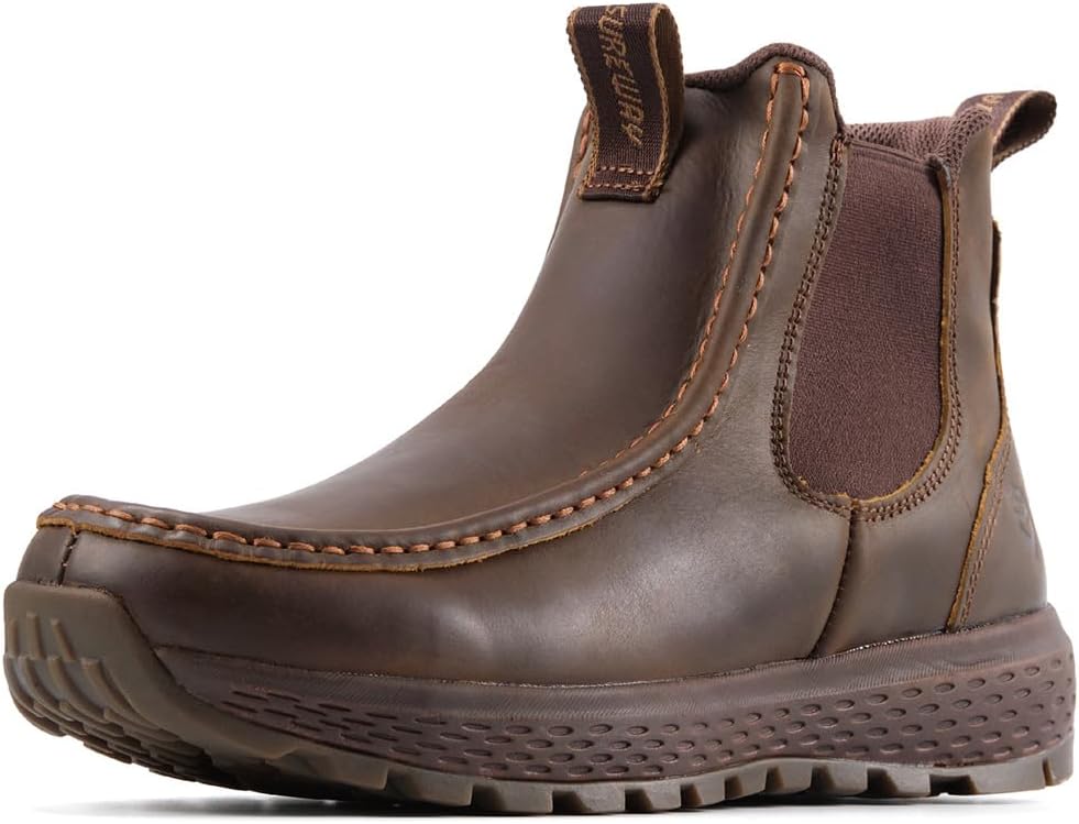 

Мужские ботинки Chelsea SUREWAY, модная и удобная обувь для вождения, Crazy Brown