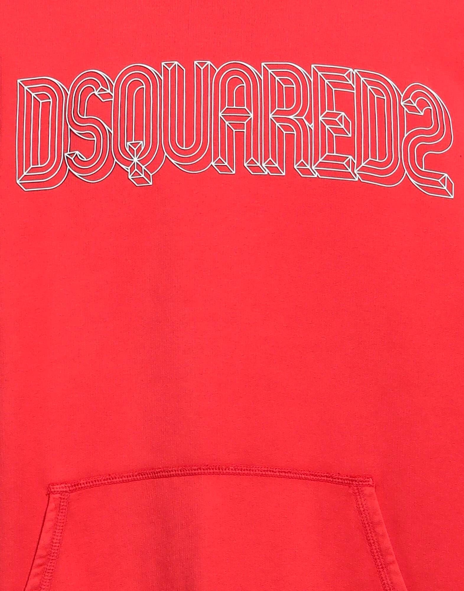 Толстовка Dsquared2, красный — фото 4