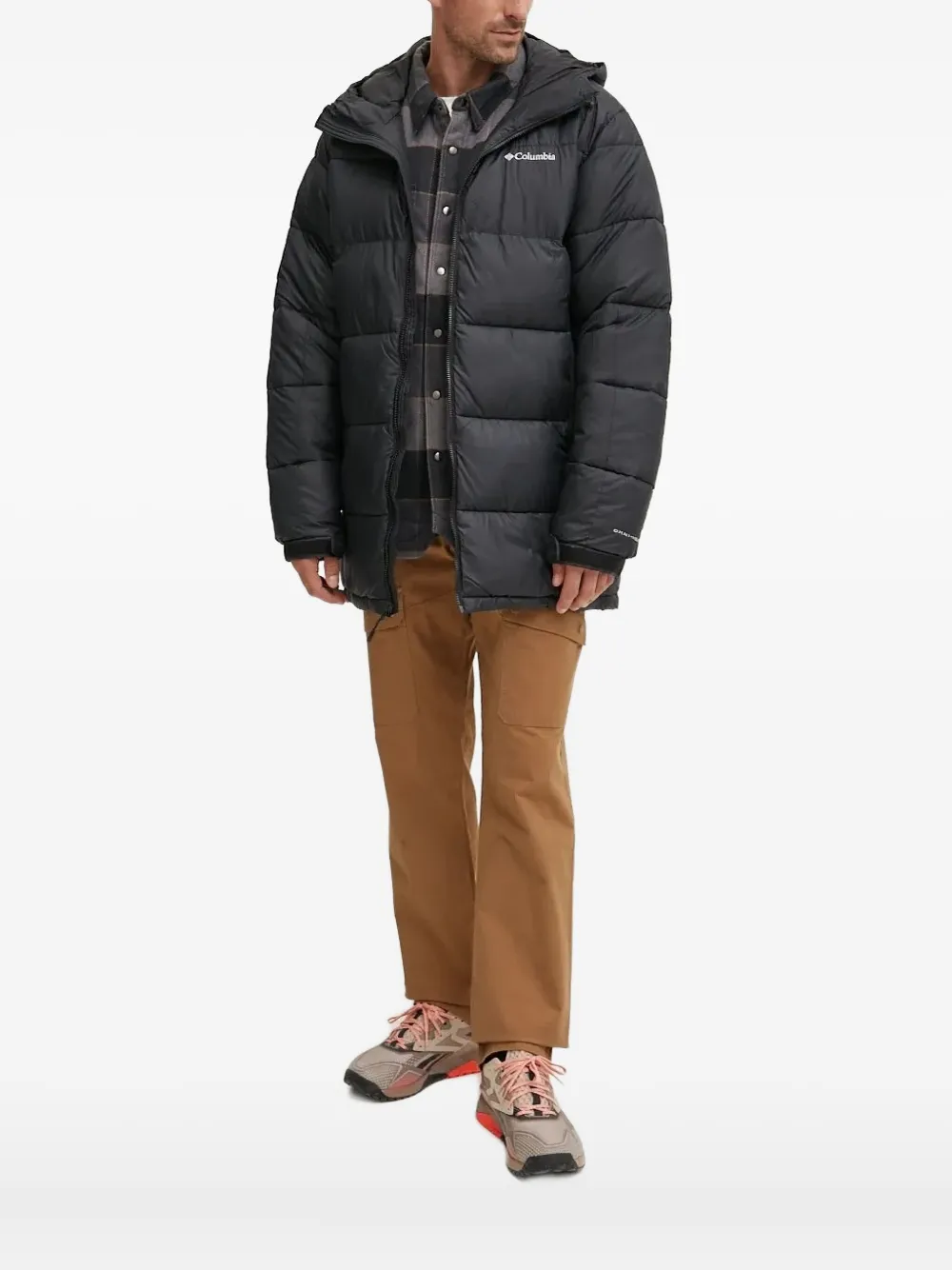 

Пуховик с капюшоном Columbia, черный